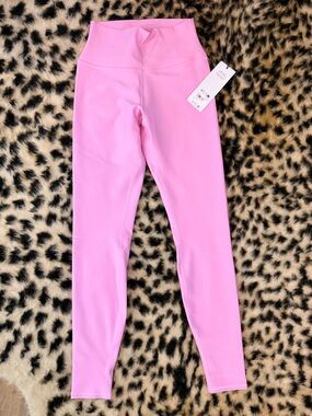 NWT Alo high waist airlift legging candy heart pink